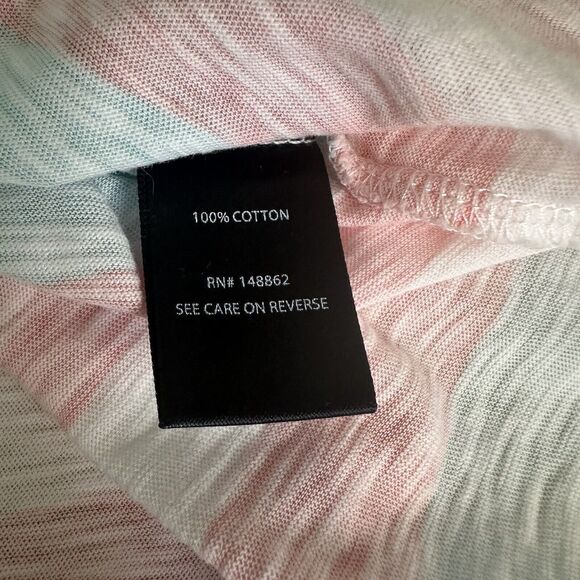 Torrid T-Shirt Women's Size 2 Multicolor Striped Classic Fit Short Sleeve Top 2X - Picture 6 of 10